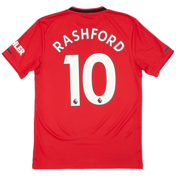 2019-20 Manchester United Home Shirt Rashford #10 - 8/10 - (S)