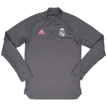 2020-21 Real Madrid adidas 1/4 Zip Drill Top - 9/10 - (S)