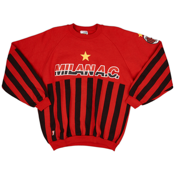 1990-91 AC Milan Le Felpe Dei Grandi Club Sweat Top - 8/10 - (L)