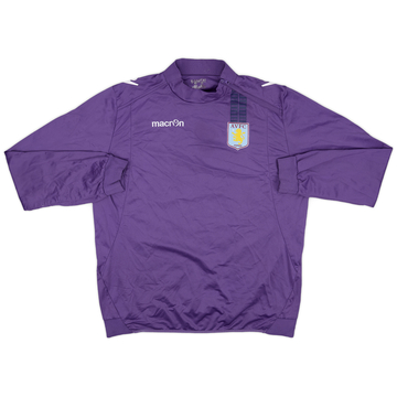 2012-13 Aston Villa Macron 1/4 Zip Drill Top - 6/10 - (4XL)
