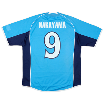2002 Jubilo Iwata Home Shirt Nakayama #9 - 8/10 - (L)