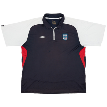 2004-05 England Umbro 1/4 Zip Training Shirt - 6/10 - (XXL)