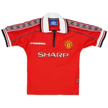 1998-00 Manchester United Home Shirt - 9/10 - (6-7 Years)