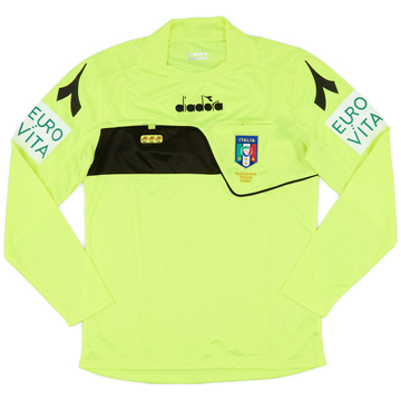 2018-19 Italy Diadora Referee L/S Shirt - 9/10 - (S)