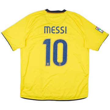 2008-10 Barcelona Away Shirt Messi #10 - 7/10 - (XL)