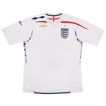 2007-09 England Home Shirt - 5/10 - (L)