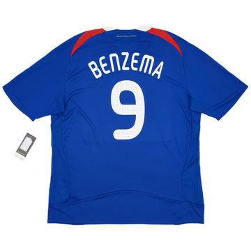 2007-08 France Home Shirt Benzema #9 (XXL)