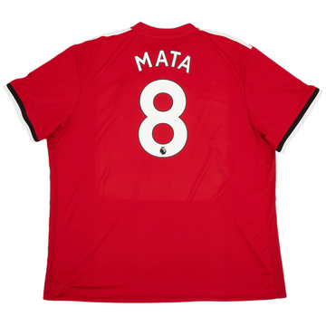 2017-18 Manchester United Home Shirt Mata #8 - 6/10 - (3XL)