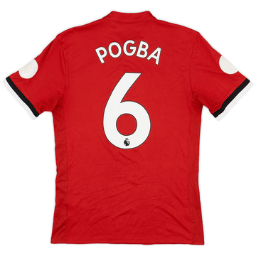 2017-18 Manchester United Home Shirt Pogba #6 - 5/10 - (XS)