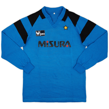 1988-89 Inter Milan Uhlsport Training L/S Shirt #3 - 9/10 - (L)