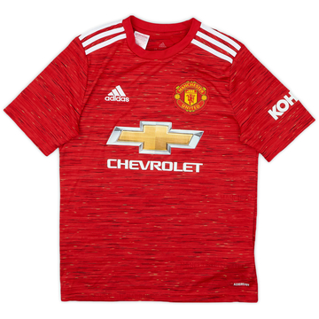 2020-21 Manchester United Home Shirt - 8/10 - (L.Boys)