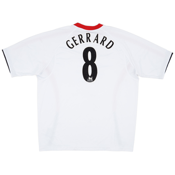 2005-06 Liverpool Away Shirt Gerrard #8 - 6/10 - (XXL)