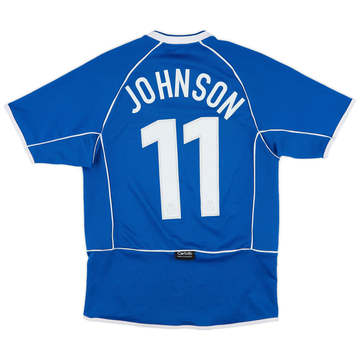 2004-05 Oldham Athletic Home Shirt Johnson #11 - 7/10 - (M.Boys)