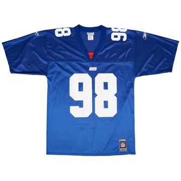 2001 New York Giants Armstead #98 Reebok Home Jersey - 9/10 - (M)