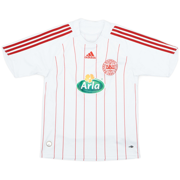 2008-10 Denmark 'Fodboldskole 2009' Away Shirt - 7/10 - (L.Boys)