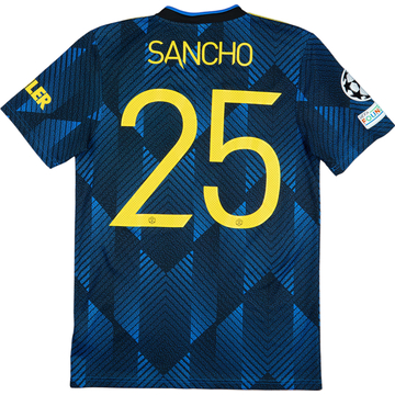2021-22 Manchester United Third Shirt Sancho #25 - 10/10 - (S)