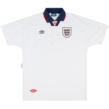 1994 England Match Issue Home Shirt #8 (Selley)
