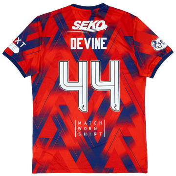 2023-24 Rangers Match Issue Fourth Shirt Devine #44