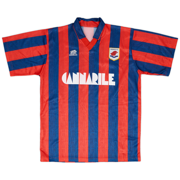 1990-91 Taranto Match Issue Home Shirt #5