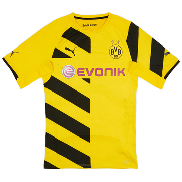 2014-15 Borussia Dortmund Authentic ACTV Fit Home Shirt - 6/10 - (XL)