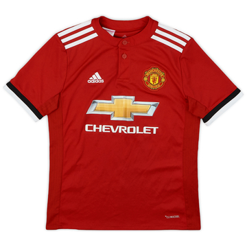 2017-18 Manchester United Home Shirt - 8/10 - (M.Boys)