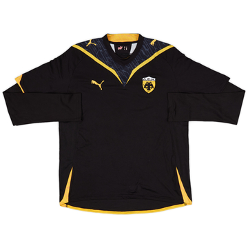 2009-10 AEK Athens Away L/S Shirt - 9/10 - (XL)