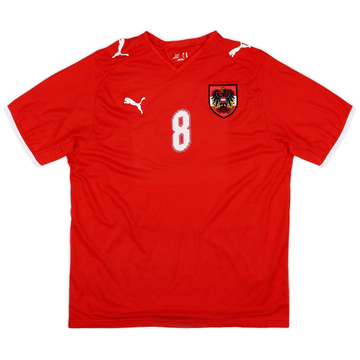 2008-09 Austria Home Shirt #8 - 8/10 - (XL)