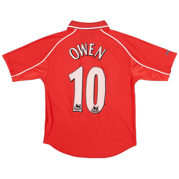 2000-02 Liverpool Home Shirt - 7/10 - (XS.Boys)