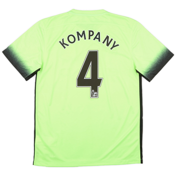 2015-16 Manchester City Third Shirt Kompany #4 (M)