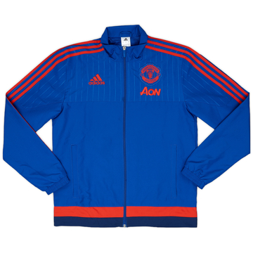 2015-16 Manchester United adidas Track Jacket - 8/10 - (S)