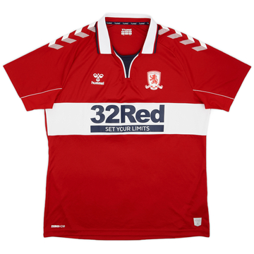 2020-21 Middlesbrough Home Shirt - 9/10 - (XXL)