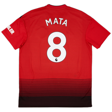2018-19 Manchester United Home Shirt Mata #8 (L)