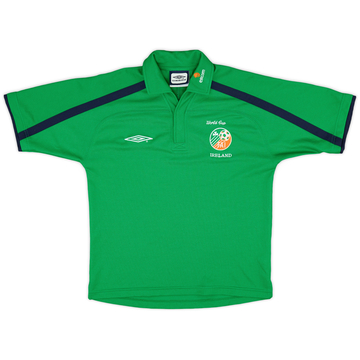 2002 Ireland Umbro Polo Shirt - 7/10 - (S)