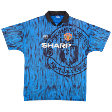 1992-93 Manchester United Away Shirt - 7/10 - (XL)