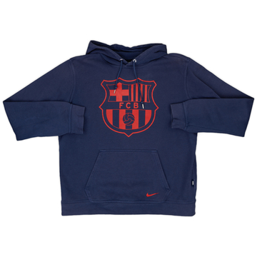 2013-14 Barcelona Nike Hooded Sweat Top - 8/10 - (L)
