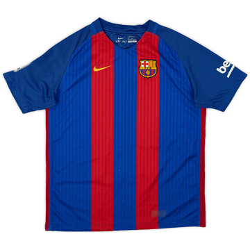 2016-17 Barcelona Home Shirt - 5/10 - (XL.Boys)