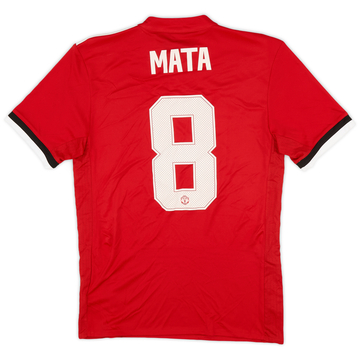 2017-18 Manchester United Home Shirt Mata #8 (S)