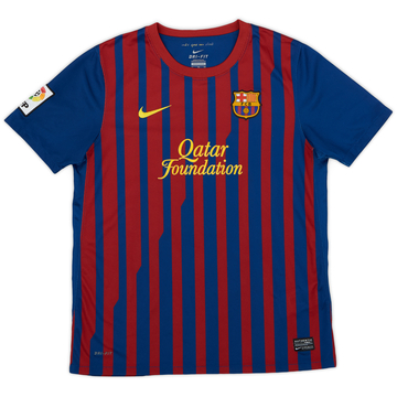 2011-12 Barcelona Home Shirt - 8/10 - (XL.Boys)