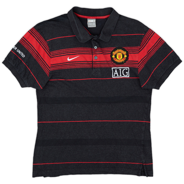 2009-10 Manchester United Nike Polo Shirt - 8/10 - (M)