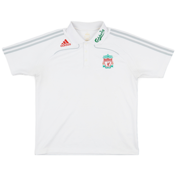 2008-09 Liverpool adidas Polo Shirt - 7/10 - (L)