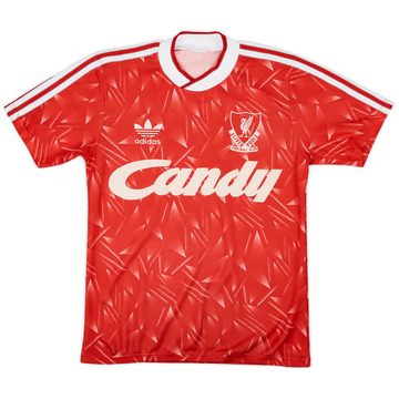 1989-91 Liverpool Home Shirt - 7/10 - (S)