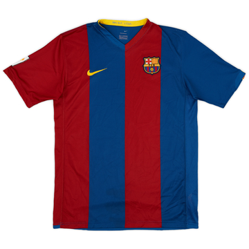 2006-07 Barcelona Home Shirt - 8/10 - (XL.Boys)