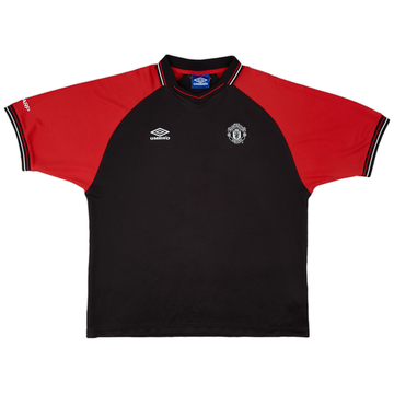 1990s Manchester United Umbro Polo Shirt - 8/10 - (XXL)