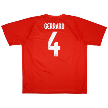 2014-15 England Away Shirt Gerrard #4 - 9/10 - (XXL)