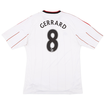 2010-11 Liverpool Away Shirt Gerrard #8 - 5/10 - (XL)