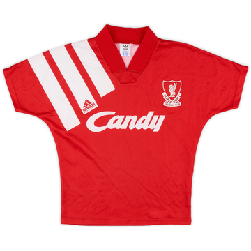 1991-92 Liverpool Home Shirt - 8/10 - (M.Boys)