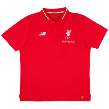 2016-17 Liverpool New Balance Polo Shirt - 7/10 - (L)