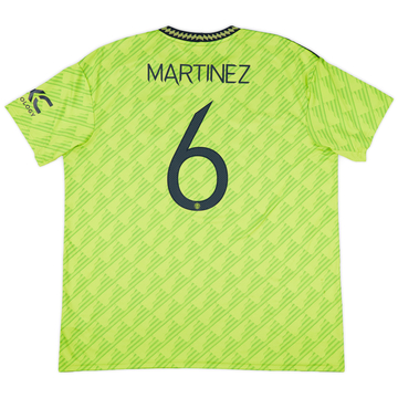 2022-23 Manchester United Third Shirt Martinez #6 - 7/10 - (XXL)