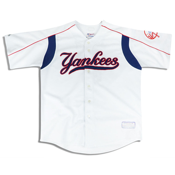 2000s New York Yankees Jeter #2 Authentic Majestic Jersey XXL