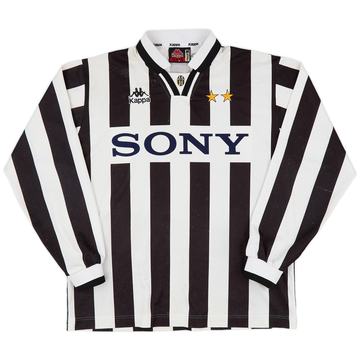 1995-97 Juventus Home L/S Shirt - 7/10 - (M)
